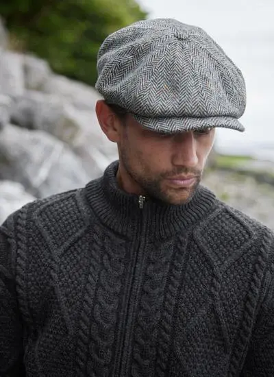 Mucros Wool Driving Cap